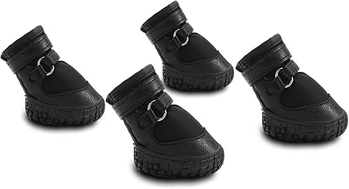 Zapatos para perros pequeños botas medianas para perros para pavimento caliente de verano, día nevado de invierno, suelos duros de interior, botas