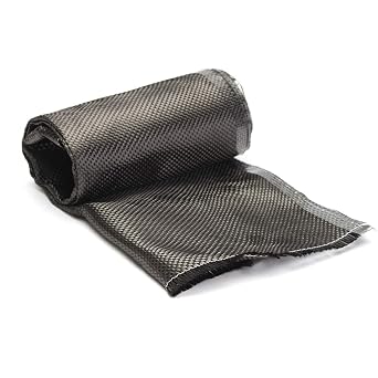 EsportsMJJ 12 Inch Width Carbon Fiber Cloth 3K Twill Plain Fabric Weave Sheet