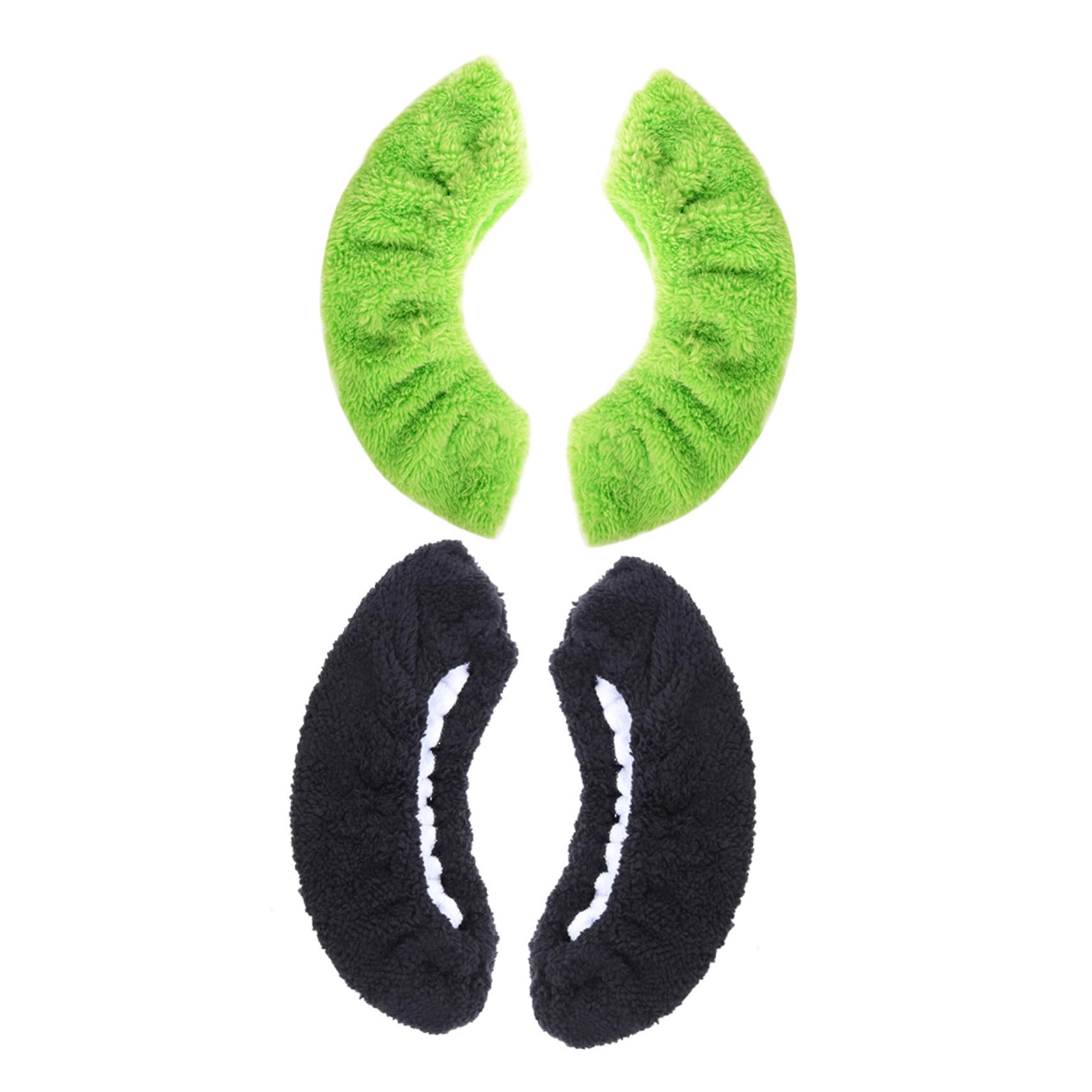 Toyvian Coperture 2 Paia in Poliestere Flessibile e Assorbente Protezioni Elastiche Antiruggine Colore Casuale per Lame Pattini da Ghiaccio per Ragazzo Ragazza e Adulti