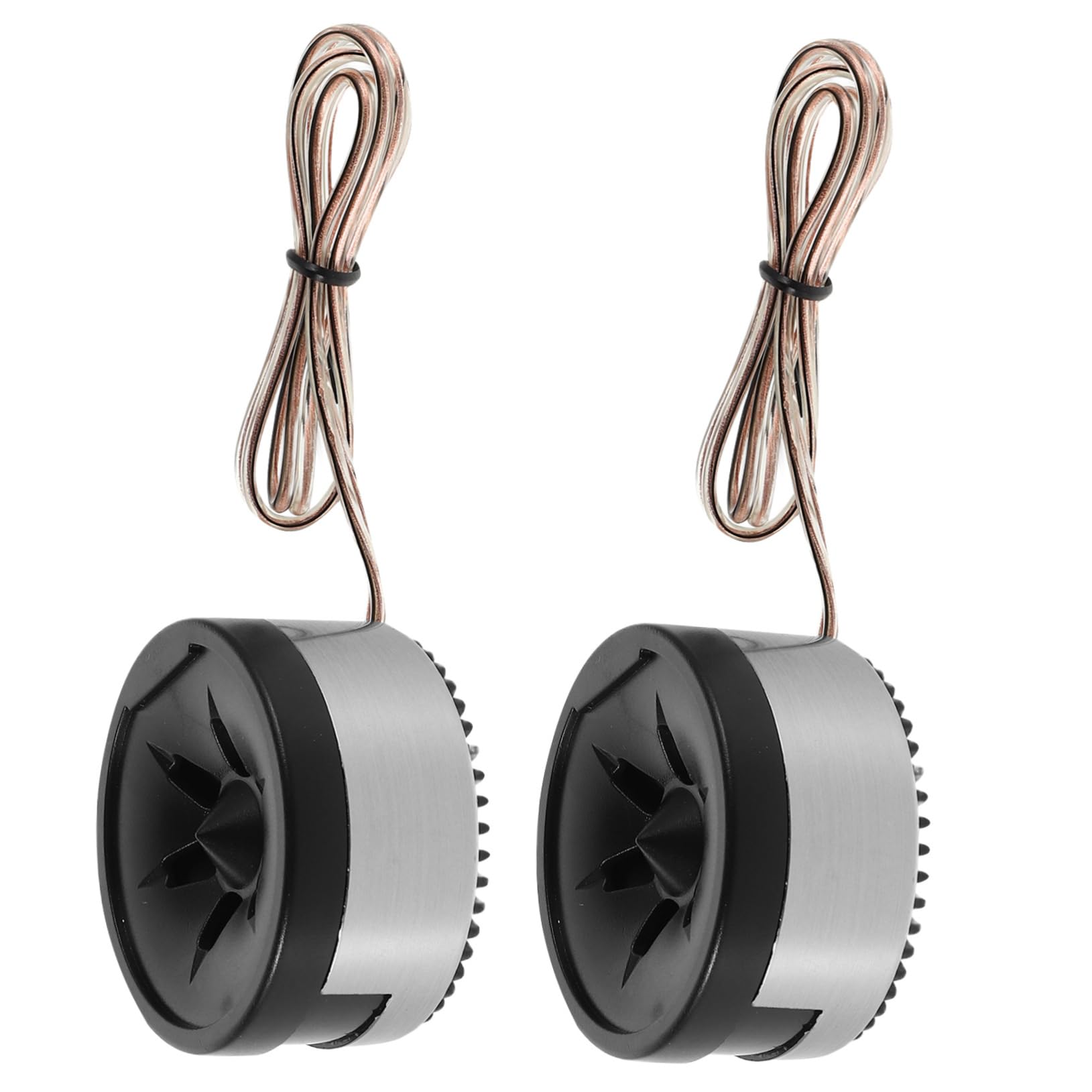 MAGICLULU 1 Pair Mini Dome Tweeter Speakers for Car Audio High Efficiency with Tape for Vehicle Truck Car Sound System for Commuting and Outdoor Travel Black