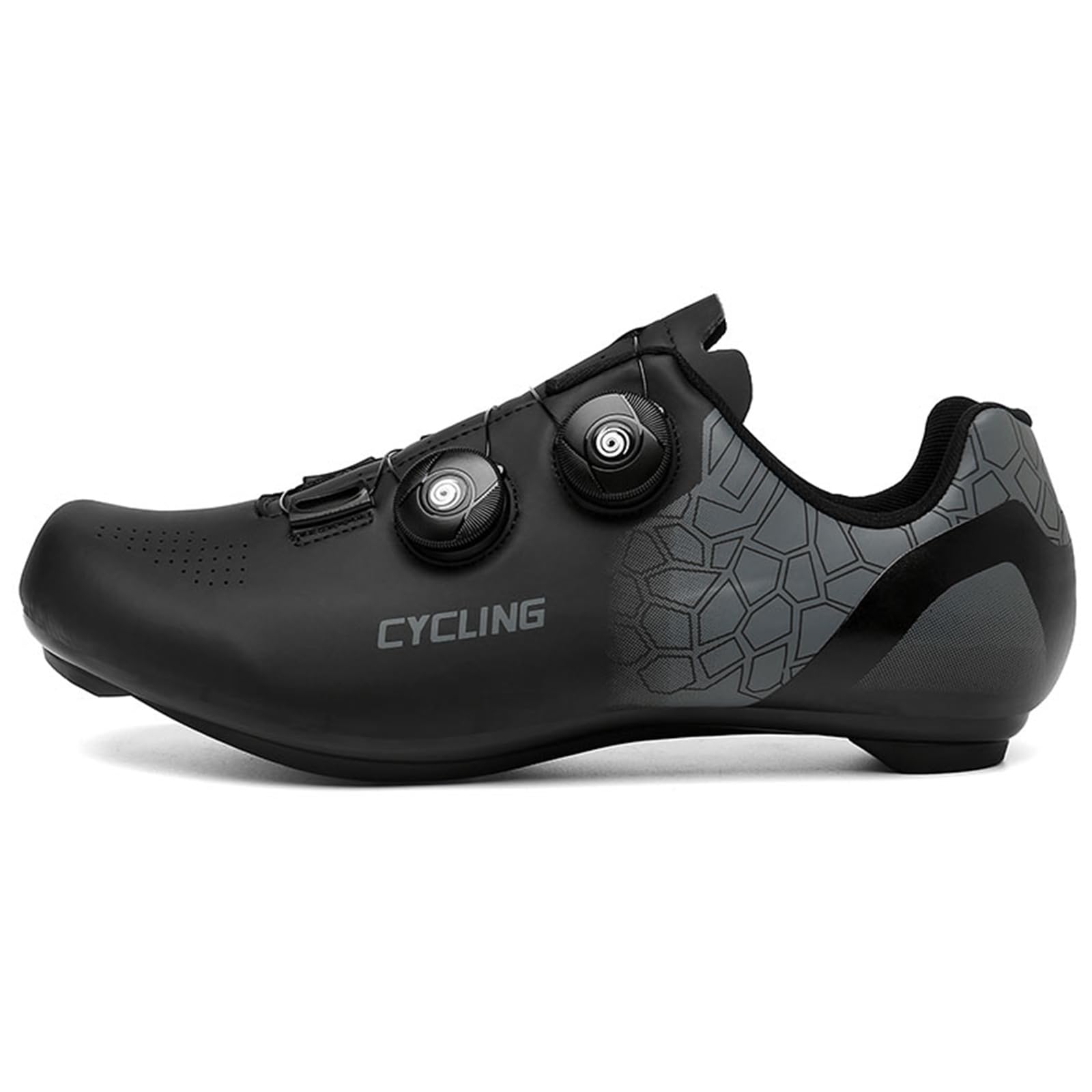 Scarpe Bici da Corsa Uomo, Scarpe Ciclismo Scarpe Bicicletta compatibili con i Tacchetti Look SPD SPD-SL Delta, Scarpe da Ciclismo Interno con Tacchetti