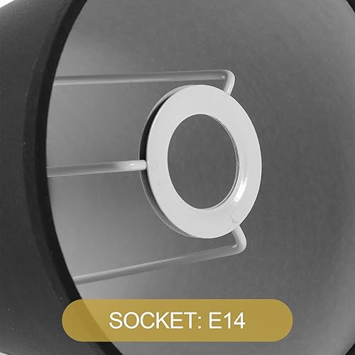 Miniatura 7 de Pantalla de lámpara de mesa, pantalla de tela pequeña, pantalla de repuesto E14, pantalla de lino, pantalla de tela natural para candelabros,