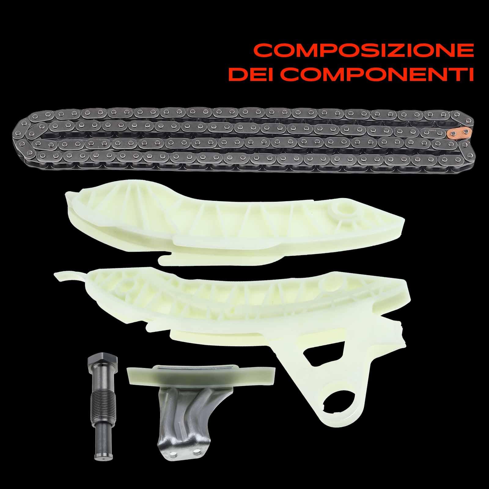 Frankberg Kit catena di distribuzione 11311439853 | Compatibile con: C4 II NC, DS5, M.i.n.i Cabrio R57, M.i.n.i Clubvan R55, 2008 I CU, Tenda tepee per partner, 207 SW WK