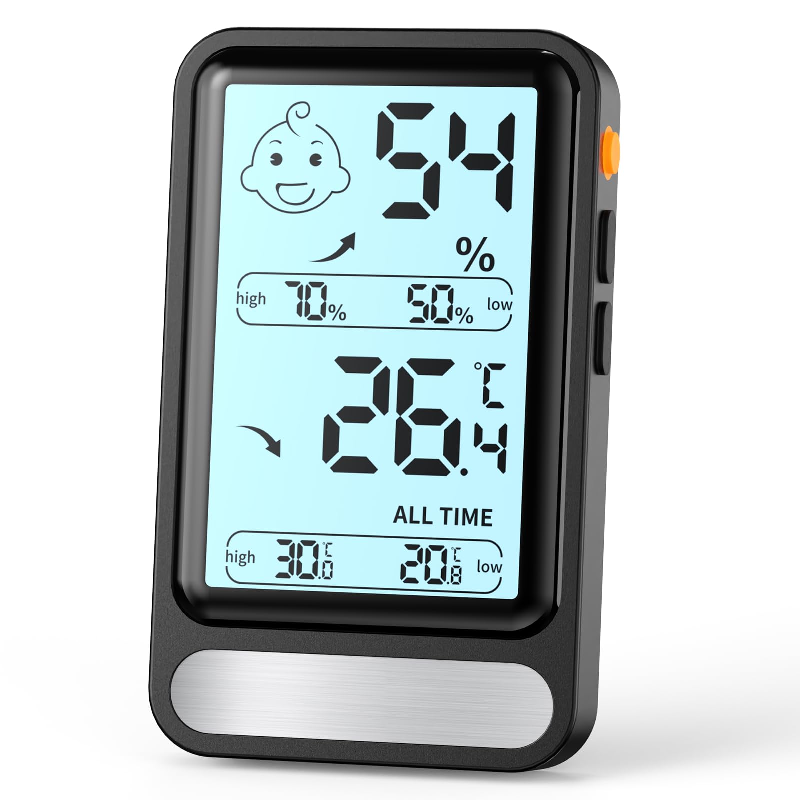 Igrometro Termometro Digitale NOKLEAD - Per Interni, Con Retroilluminazione E Max/Min - Foto 7