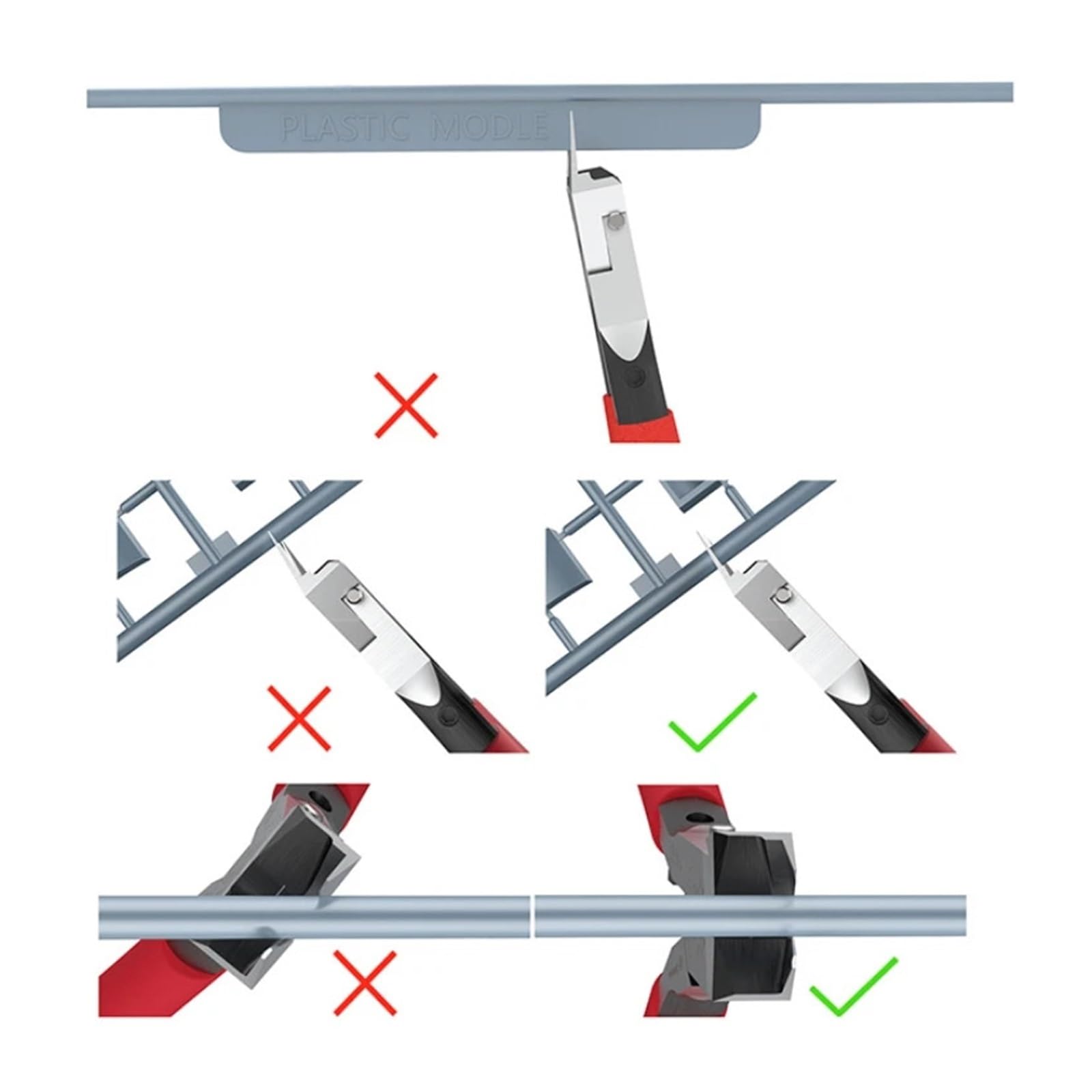 Pinza a becchi lunghi piegati a lama singola ST-A 3.0 | Design a lama singola 3.0, impugnatura antiscivolo, compatibile DSPIAE for il funzionamento delle parti elettroniche