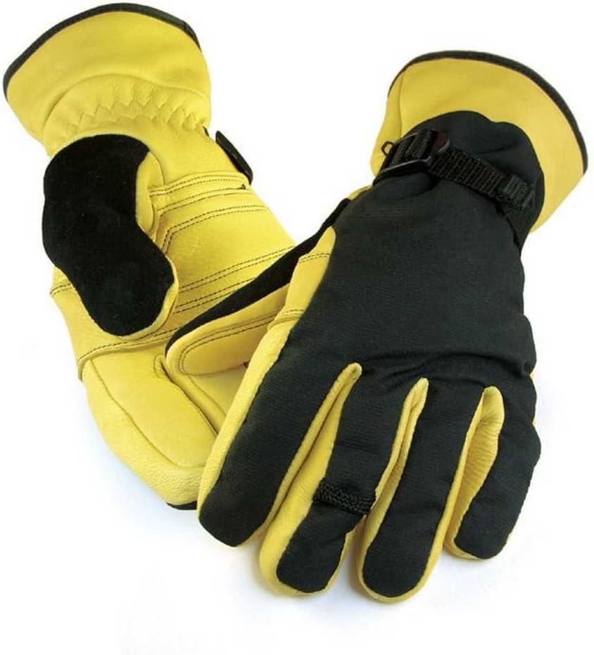 NORTH STAR Mens Deerskin Ski Glove 3M Thinsulate, Waterproof, Windproof 064T