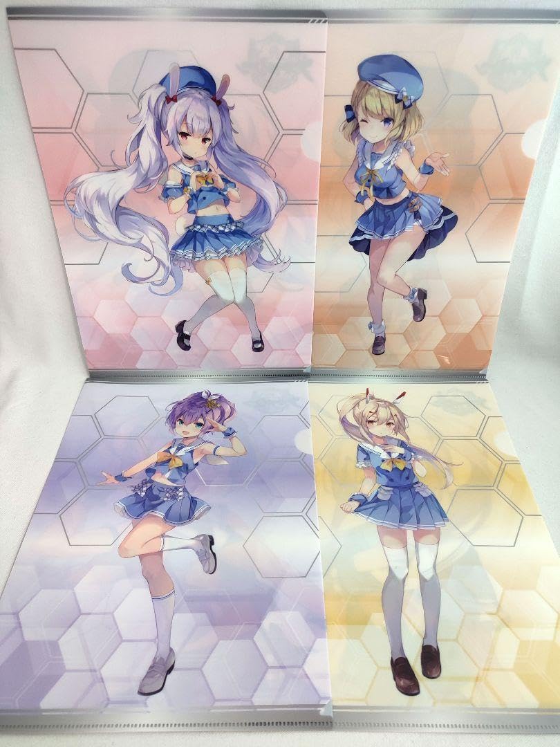 アズールレーンCoCo壱番屋コラボクリアファイルまとめ売り アズールレーン」ココイチとコラボ決定 配布クリアファイル