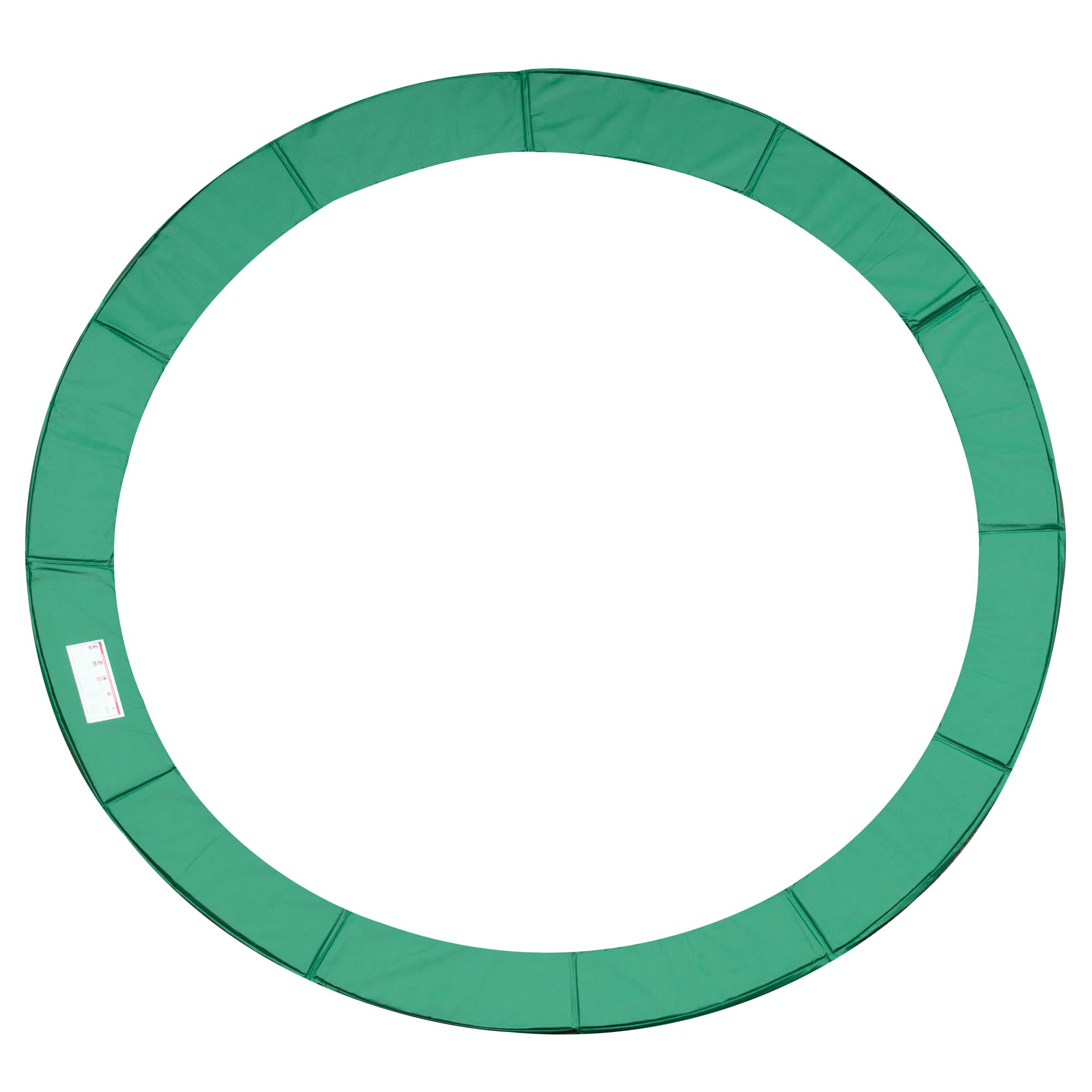 HOMCOM Cubierta de Protección Acolchada Borde de Seguridad para Trampolines Cama Elástica con Diámetro Ø366 cm Verde