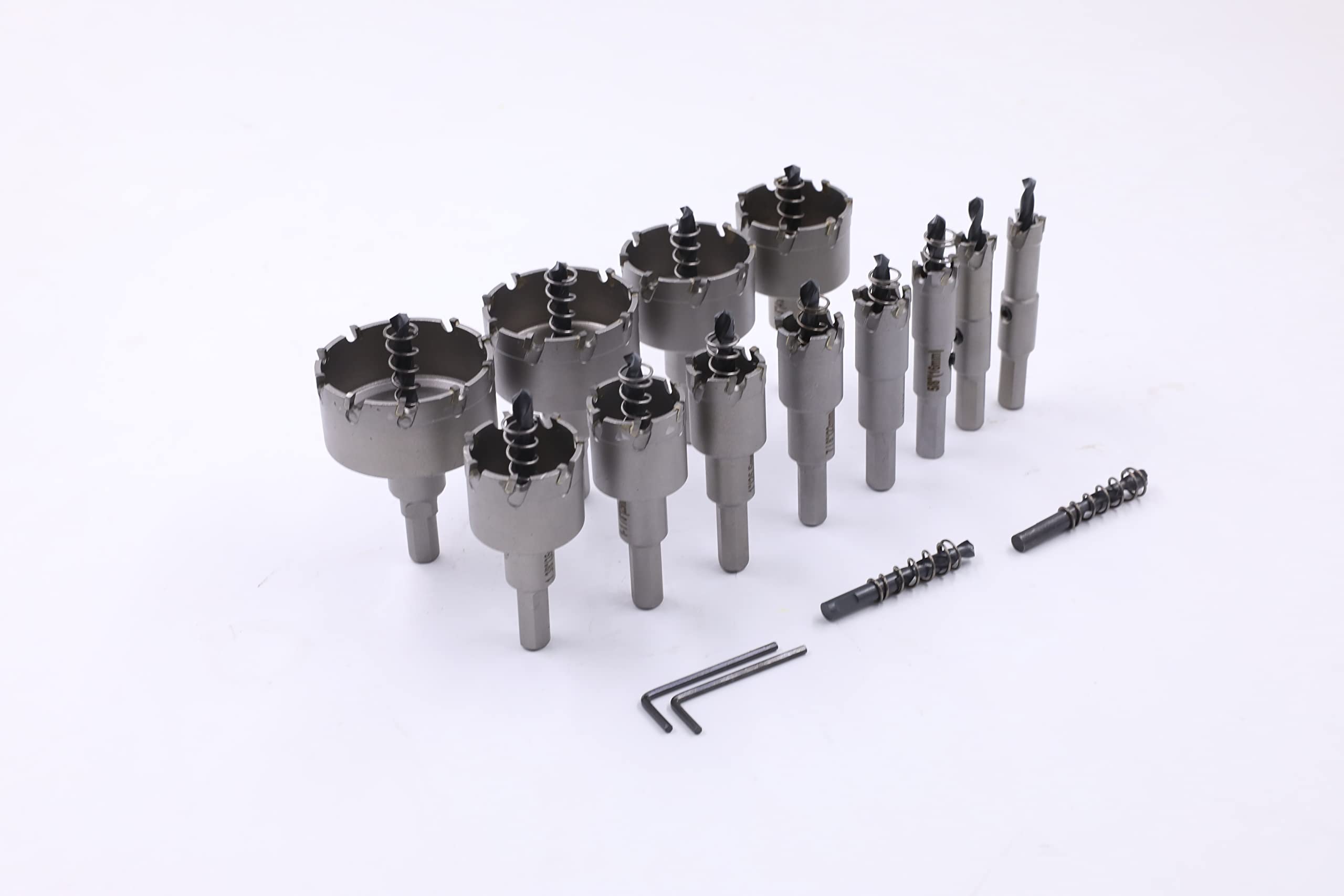 Buy ASNOMY 20pcs Tungsten Carbide Hole Saw Set, 2/5 inch Shank Double