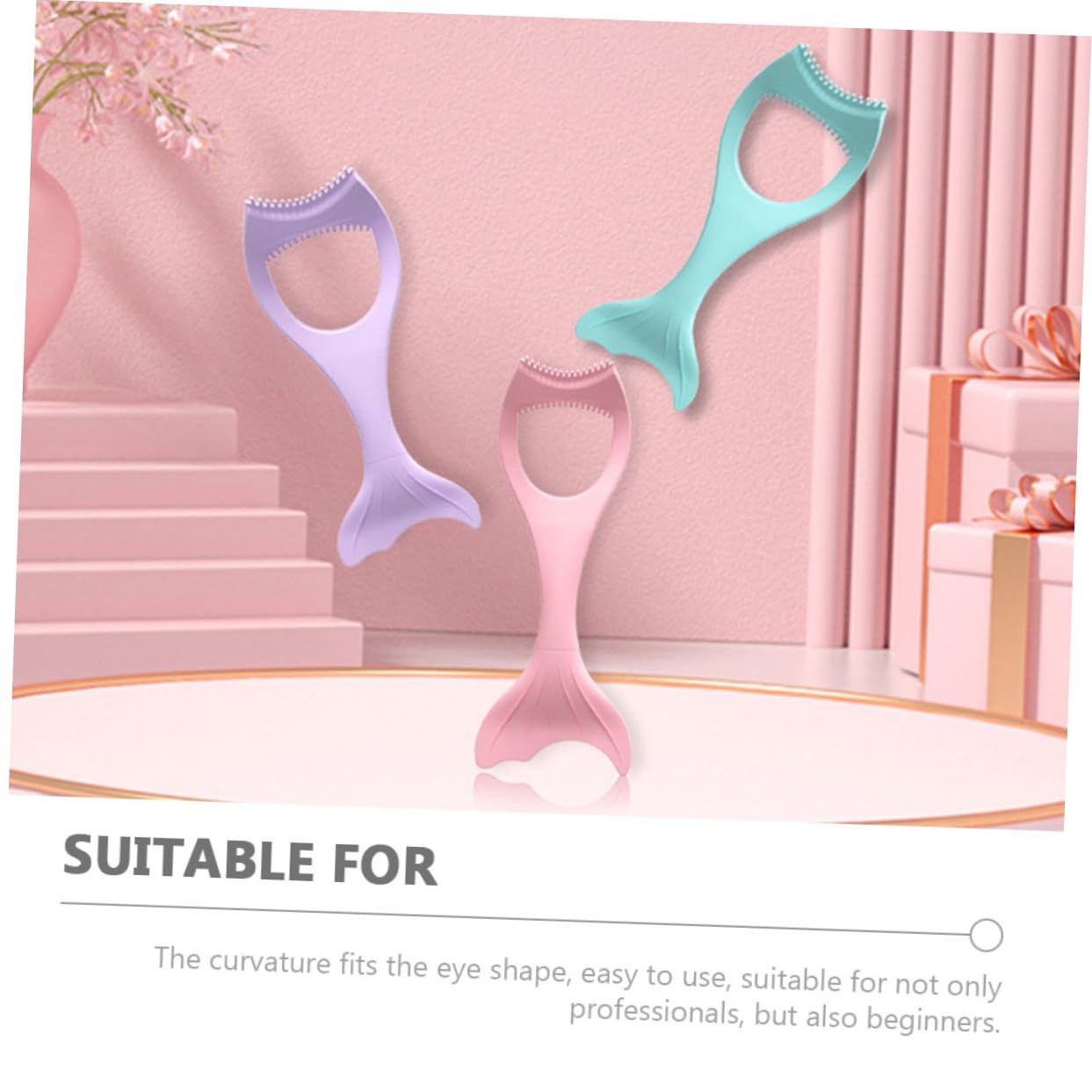 Housoutil 8pièces Outils De Maquillage Multifonctionnels Pour Yeux Silicone Pour Eyeliner Et Mascara Accessoire Pratique Pour Maquillage Parfait