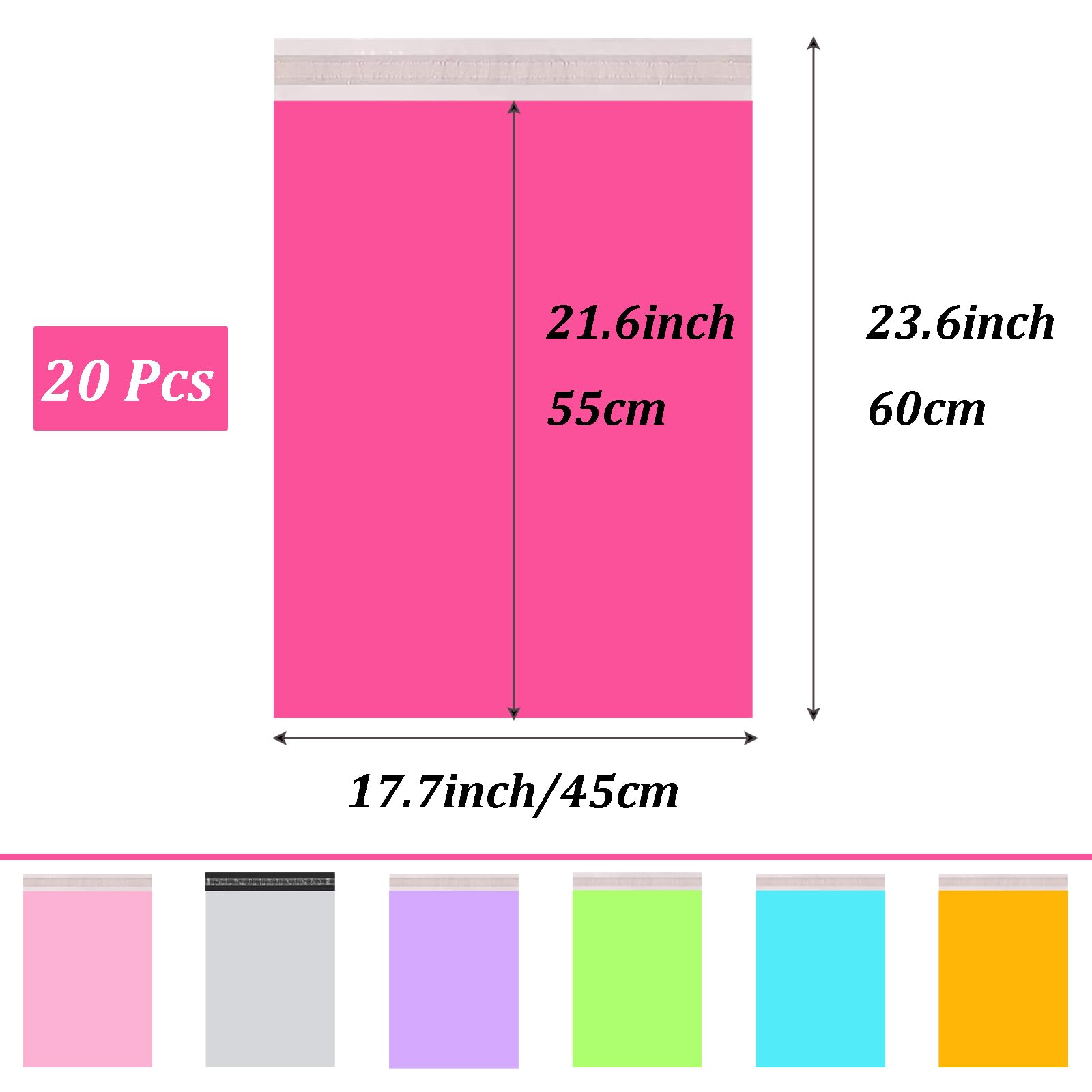 100 Buste Di Plastica Per Spedizioni - Autoadesive 30x42 Cm A3, Bianche - Foto 11