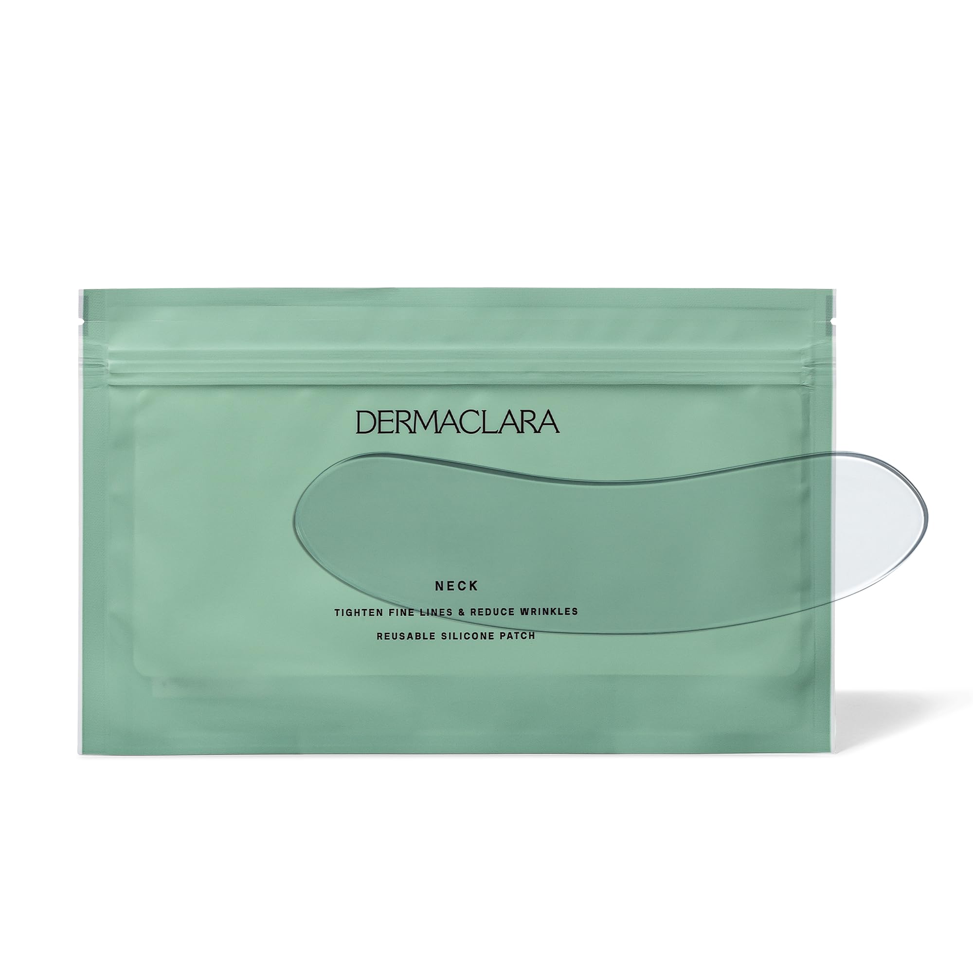 Dermaclara Neck Wrinkle Patches - Silicone Neck Patches for Wrinkles, Anti Aging and Tightening Overnight Skin Treatment for Women and Men, Anti-Wrinkle Pads, Reusable Up to 30 Times - 1 Patch