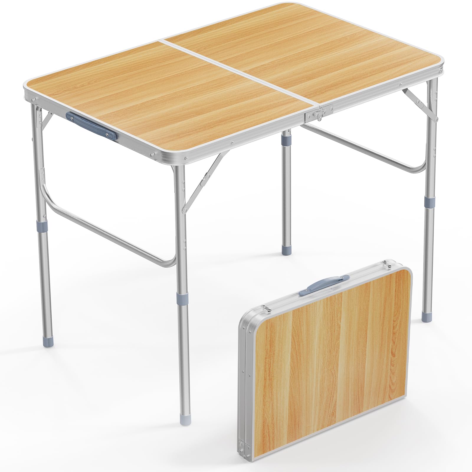 Amazon.com : VINGLI 3FT Small Camping Table Adjustable Height
