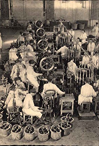 Champagne Pommery & Greno - Bottling Reims, France Original Vintage Postcard