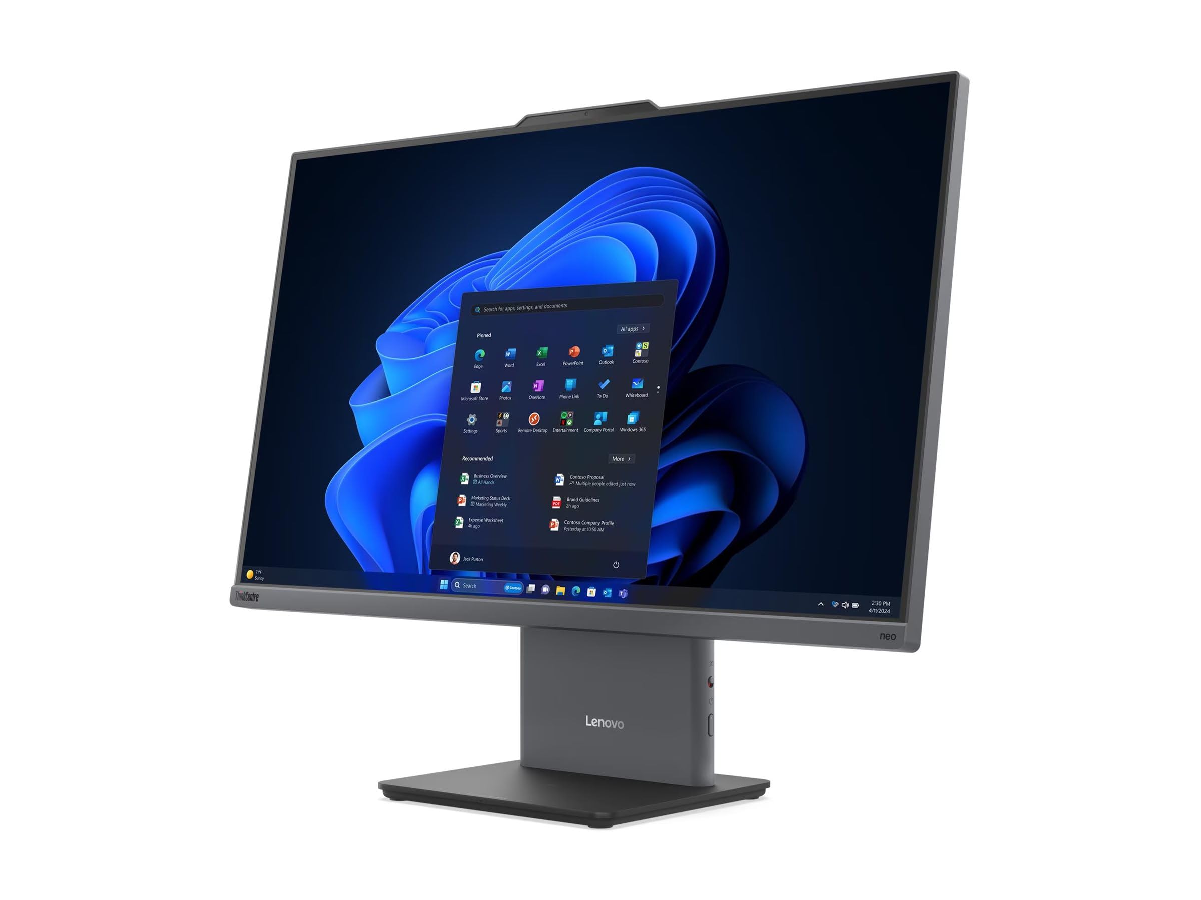 ThinkCentre neo 50a 24 Gen 6 LNL, Intel® Core™ Ultra 5 226V (LPE-cores up to 3.50GHz, 8MB), W11P64 GER, 16.0GB, 1x512GB SSD M.2 2280 PCIe Gen4