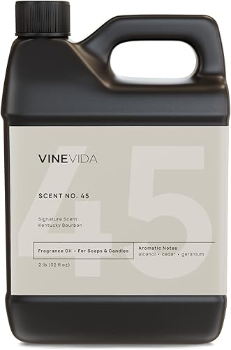 Miniatura 1206 de VINEVIDA [4 onzas] Aceite de fragancia de madera de teca de caoba para fabricación de velas y fabricación de jabón, aromas de velas prémium para