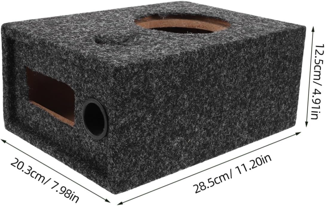 Car Audio Subwoofer Box Enclosure Fit for Various Models Sturdy Construction DIY Friendly Design High Durability for Vehicle Audio Systems