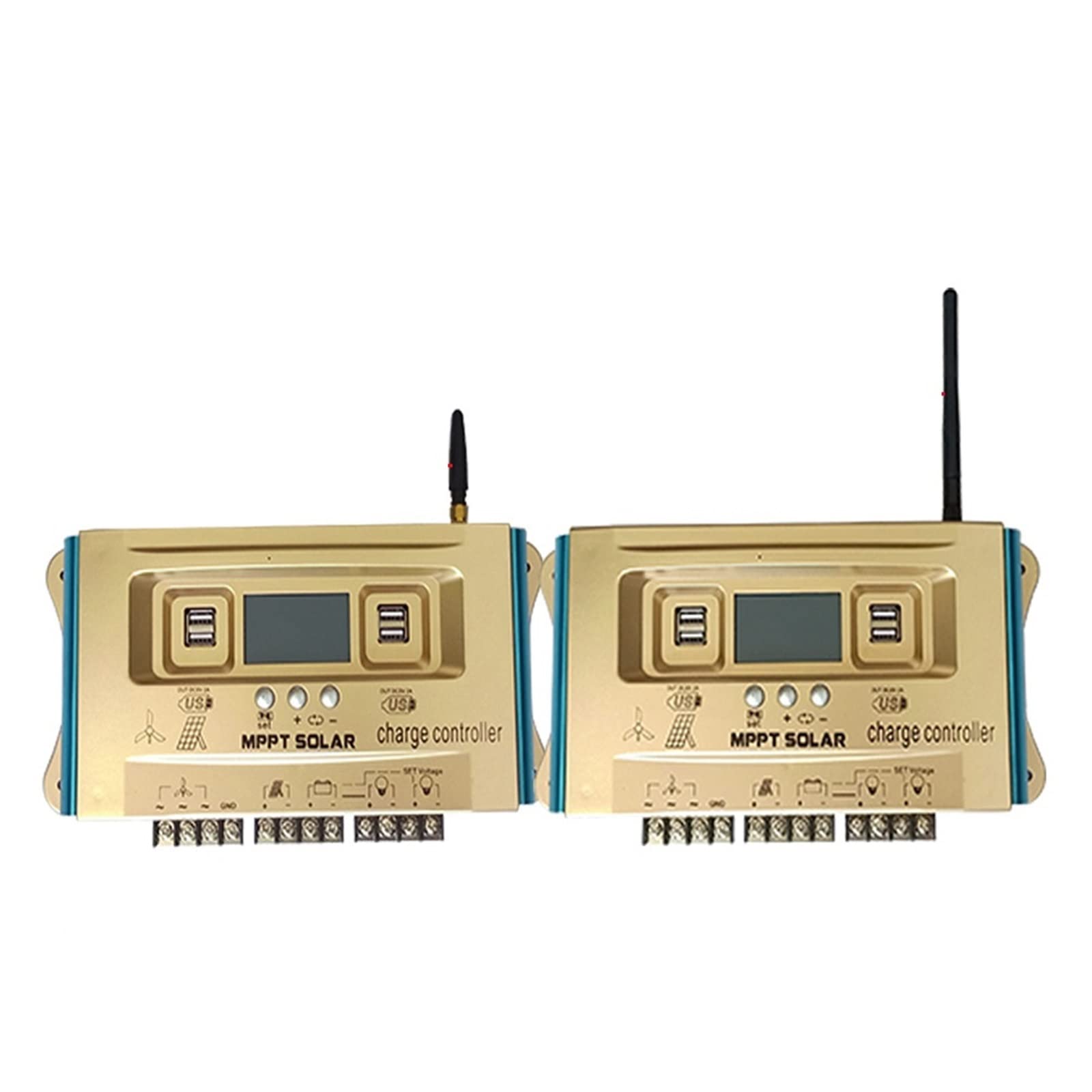Internet De Las Cosas App Viento Y Solar Complementario MPPT Controlador Solar Plomo Litio 12V24V36V48V60V(12V/24V/36V/48V/60V 60A)
