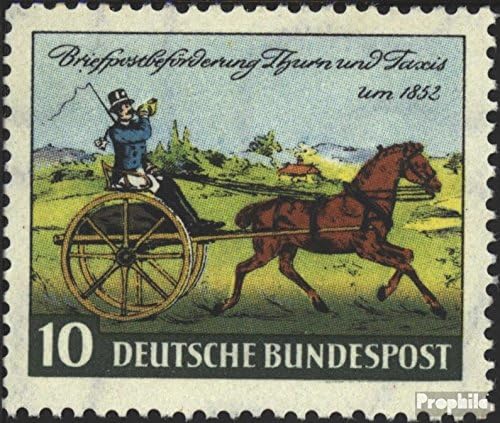 FRD (FR.Germany) 160 (Complete.Issue.) FDC 1952 Stamps Thurn and Taxis (Stamps for Collectors) Horses/Zebras