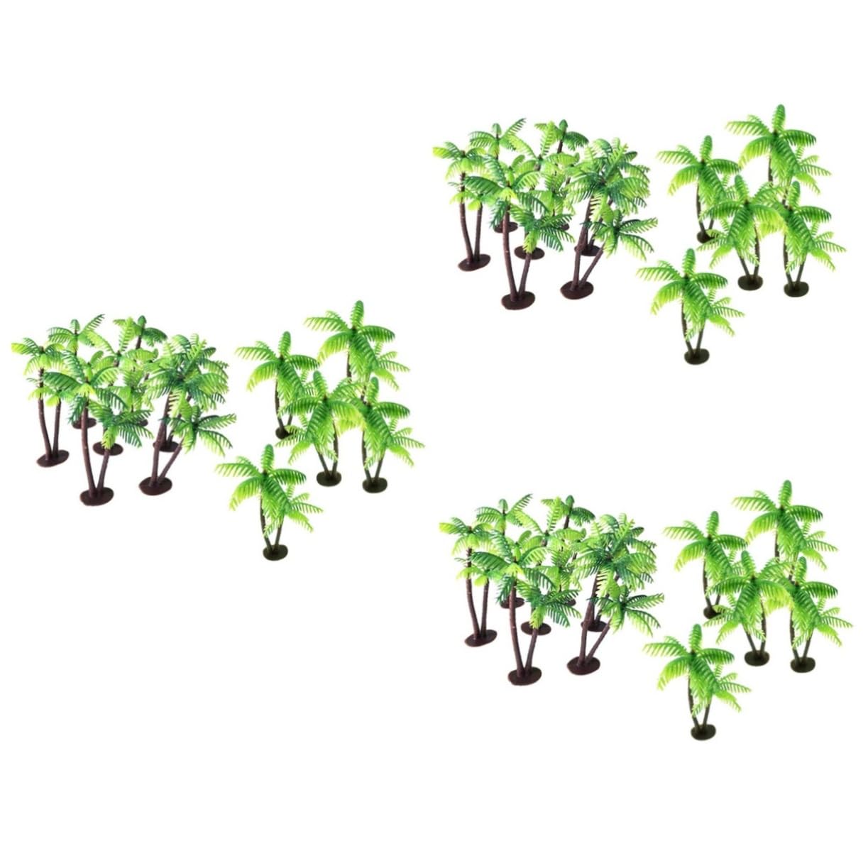 FRCOLOR 144 Unidades de árboles Artificiales, Plantas Artificiales, Decoraciones para acuarios, decoración de Paisaje, decoración de árbol de, Plantas acuáticas, bonsái, pequeño