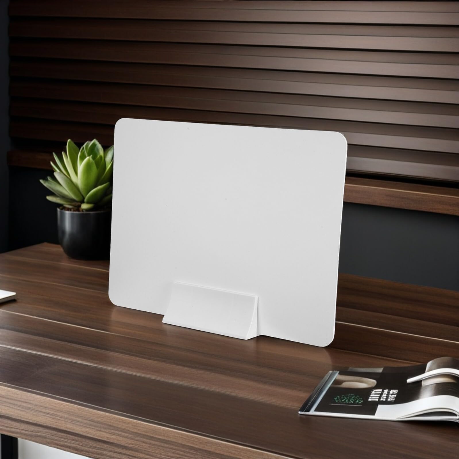 4 set di divisori in PVC indipendenti per la privacy, pannello acustico per ufficio, aula e forniture per studenti, partizioni insonorizzate per una maggiore messa a fuoco