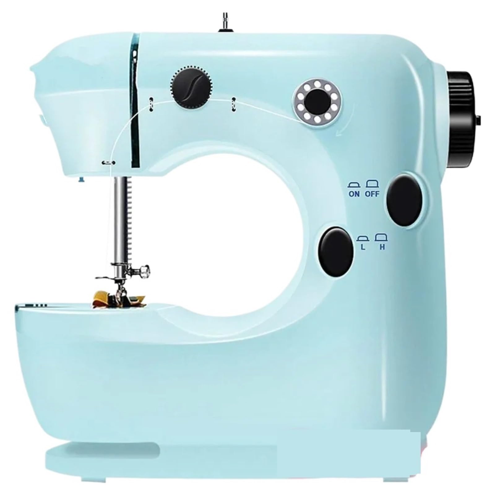 Sewing Machine, Portable Electric Sewing Machine Night Light Household Straight Foot Pedal Multifunction Sewing Machine Kit