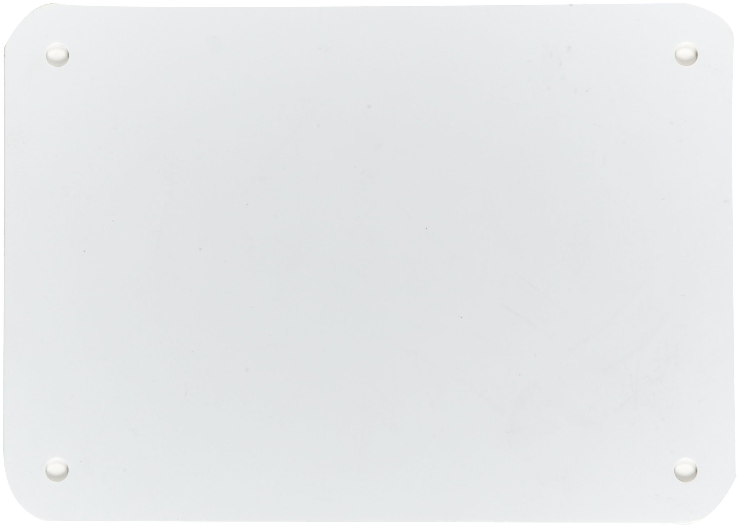 Brady B-401 Blank Plastic Sign - 5x7 Inch White Safety Sign For Facility Identification