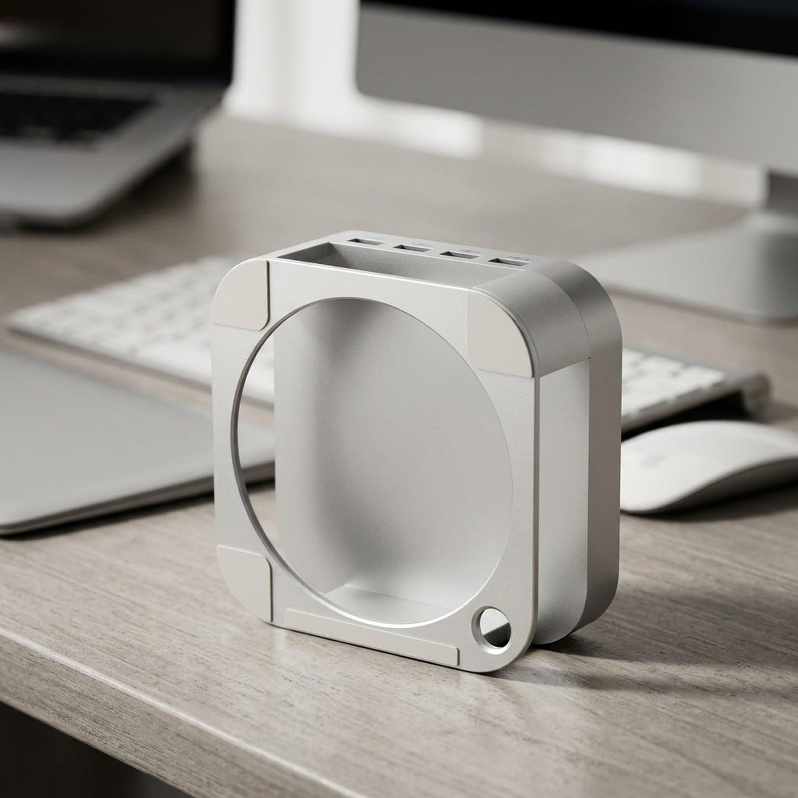 Estación base USB 3.0 para Mac, ahorra espacio, 12 cm, USB 3.0