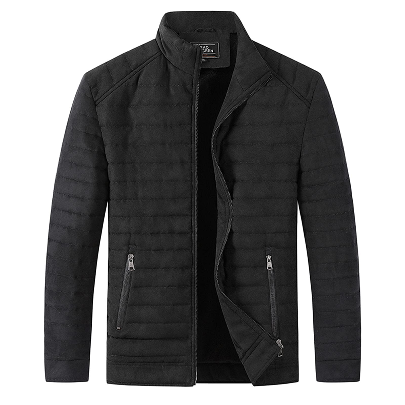Kobilee Giubbotto Uomo Primavera Leggero Elegante Ripiegabile Giacca Invernale Casual Calda Imbottita Primaverile Giacca Mezza Stagione Montagna con Cappuccio Cerniera Giubbotto Trapuntato Piumino