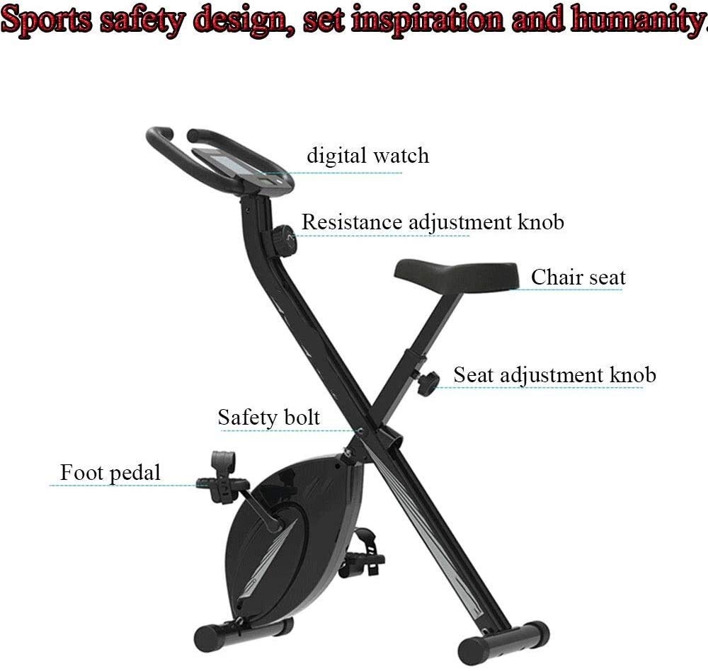 Rower treningowy – stacjonarny rower rowerowy z wygodną poduszką do siedzenia, uchwytem na tablet, monitor LCD do treningu w domu i fitnessu