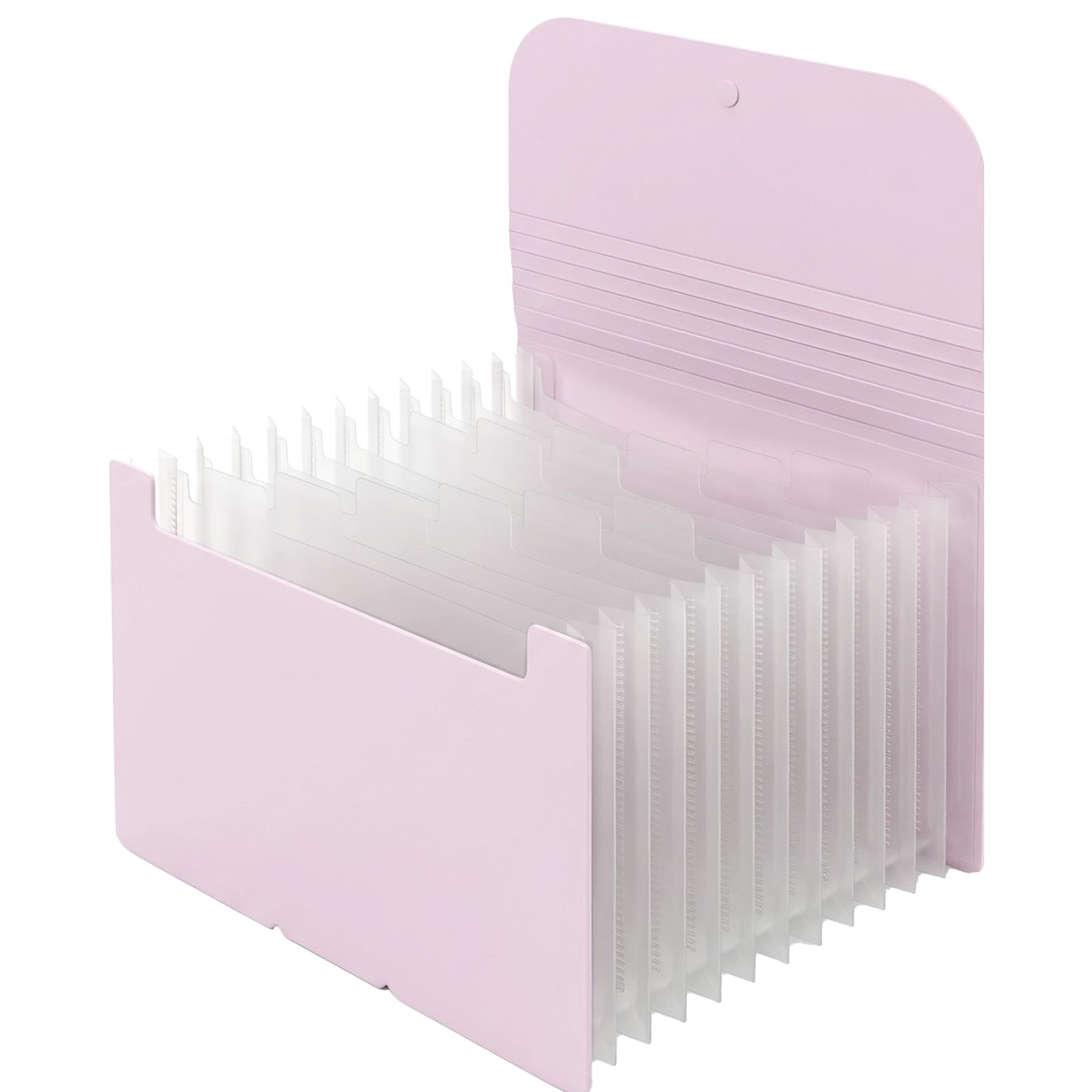 Amabro Sticker Storage Organizer 12 Expandable Stand Pockets Large Capacity