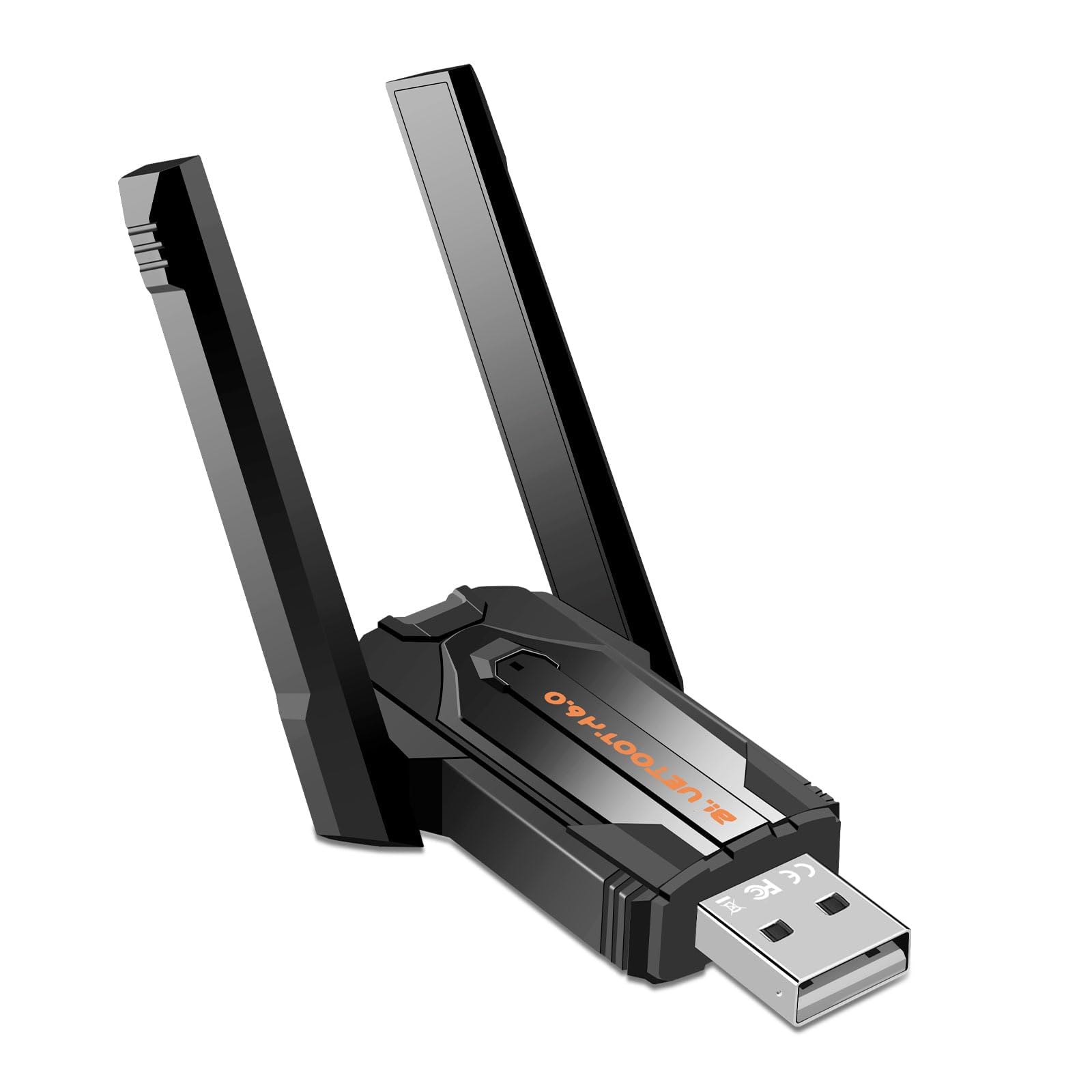 Adaptador Bluetooth 6.0 USB Dongle para PC, USB Bluetooth Stick para ratón, soporta hasta 5 dispositivos al mismo tiempo, gran alcance, baja latencia, compatible con Windows 11/10/8.1, antena doble