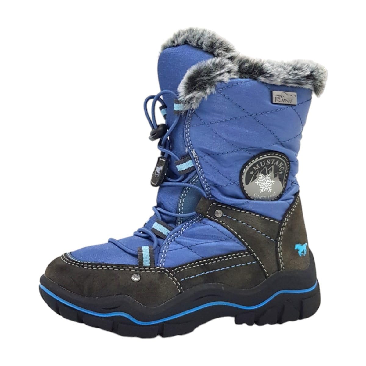 MUSTANG Women's Ankle Boots, blue, 5 UK