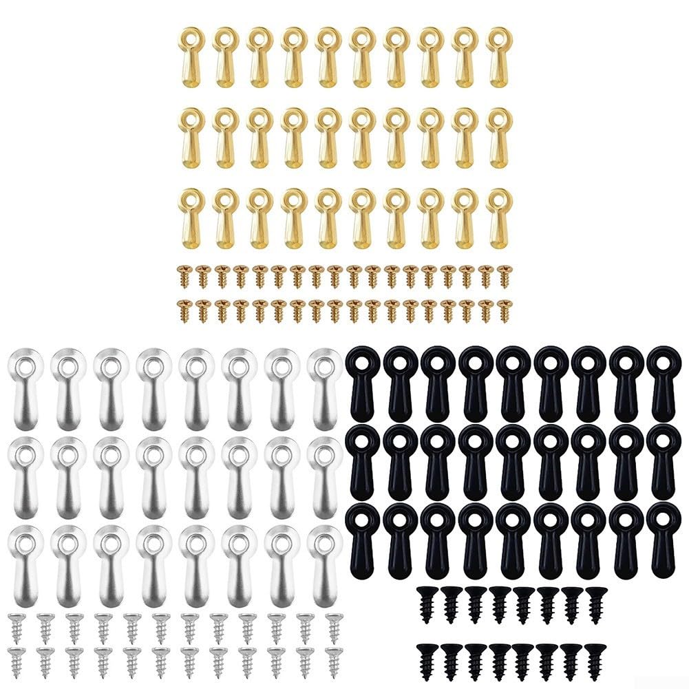 Clips De Support Pour Cadre Photo – Lot De 100 Noirs – Avec Vis – Fixation Tableau, Miroir, Déco