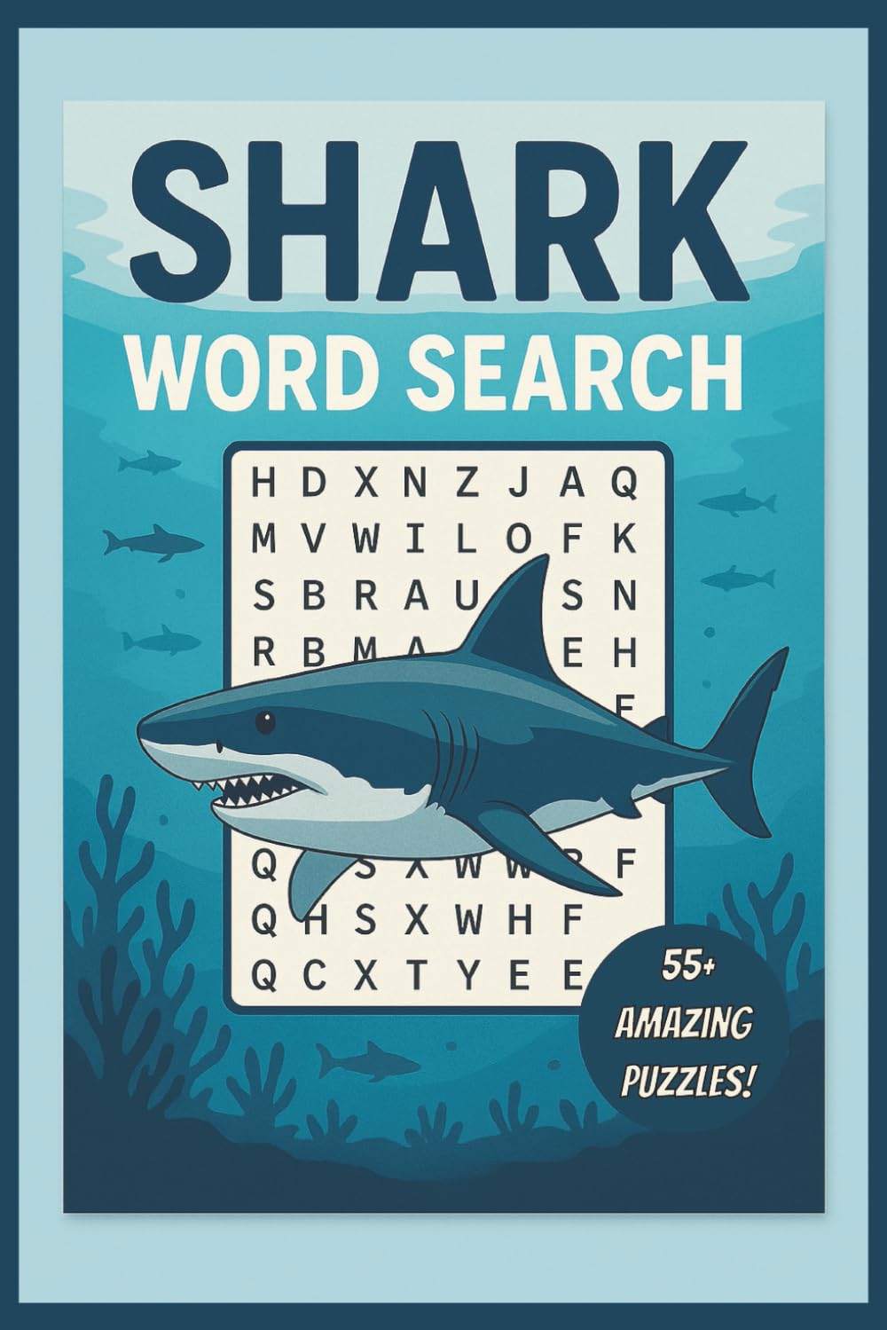 Shark Word Search Puzzle Book