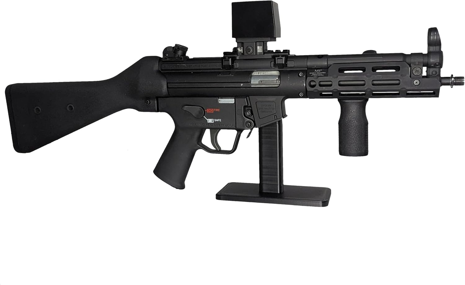 Hammy3DPrints Display Stand for HK MP5 22LR | Rifle Holder Storage Rack