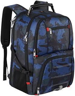 Jiefeike 17.3inch Travel laptop Backpack,Extra Large Laptop Backpack with USB Charging Port for Men Women, Anti Theft Water Resistant TSA Friendly Approved College Computer Bookbag