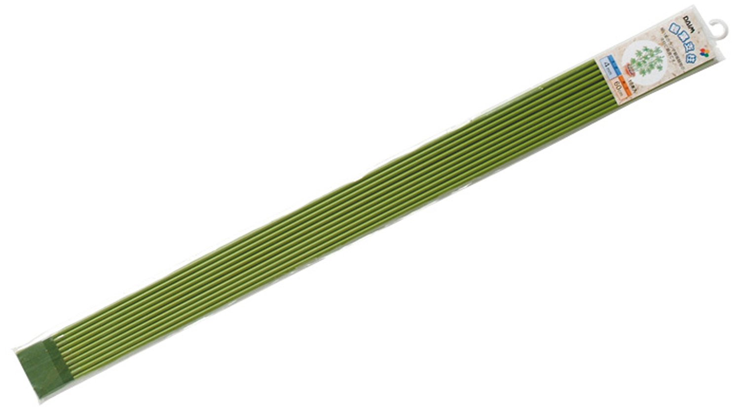 第一ビニール 観葉支柱(10本入りパック) 直径4.0mm×60cm