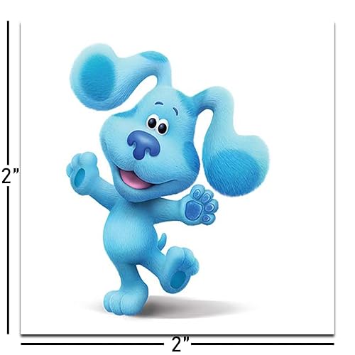 Miniatura 2 de Blue's Clues Paquete de recuerdos de fiesta de tatuajes ~ 70+ tatuajes temporales de Blue's Clues perforados individuales de 2 x 2 pulgadas