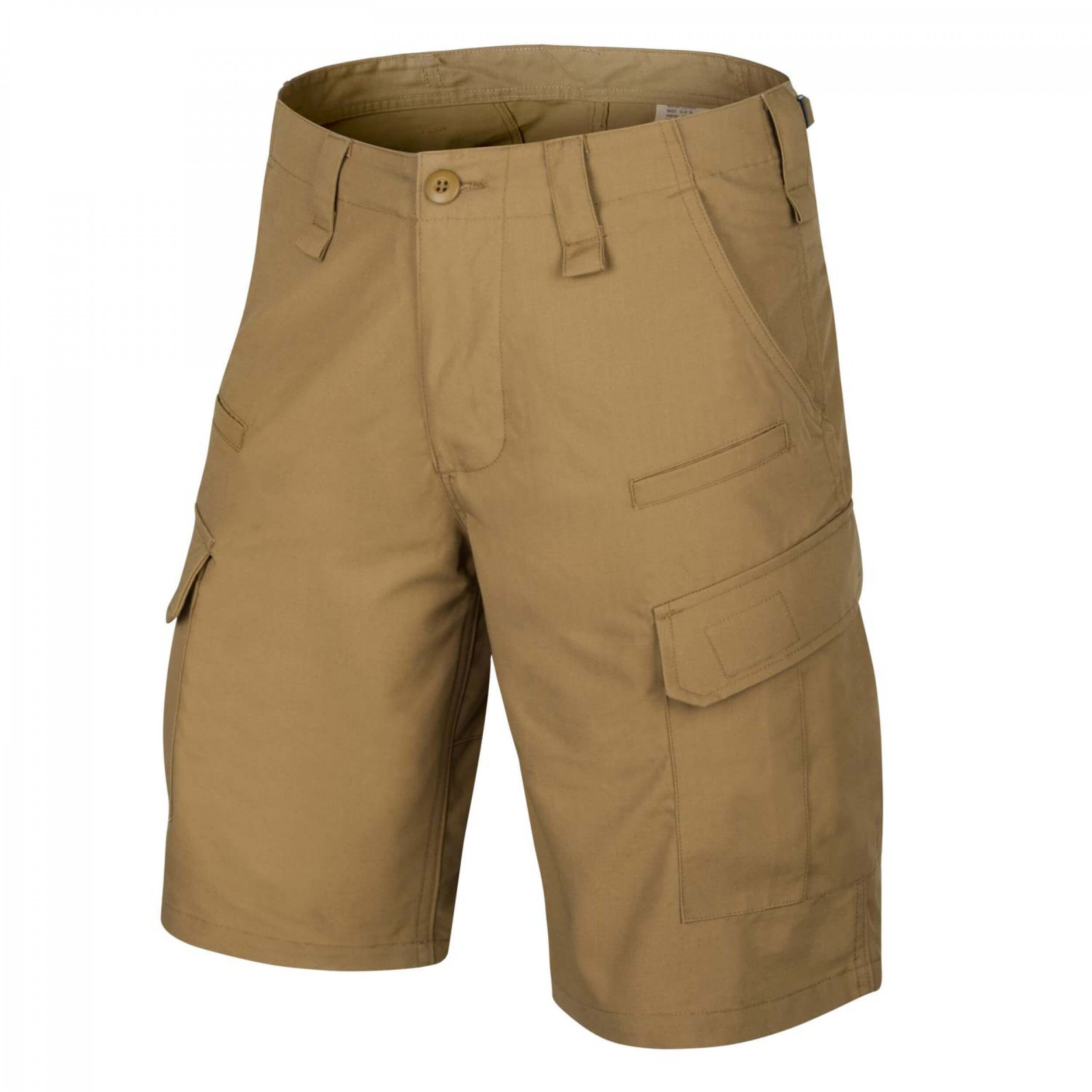 Helikon-Tex Men's CPU Shorts - Polycotton Ripstop - Black CPU Shorts - Polycotton Ripstop, Mens, Coyote, XL