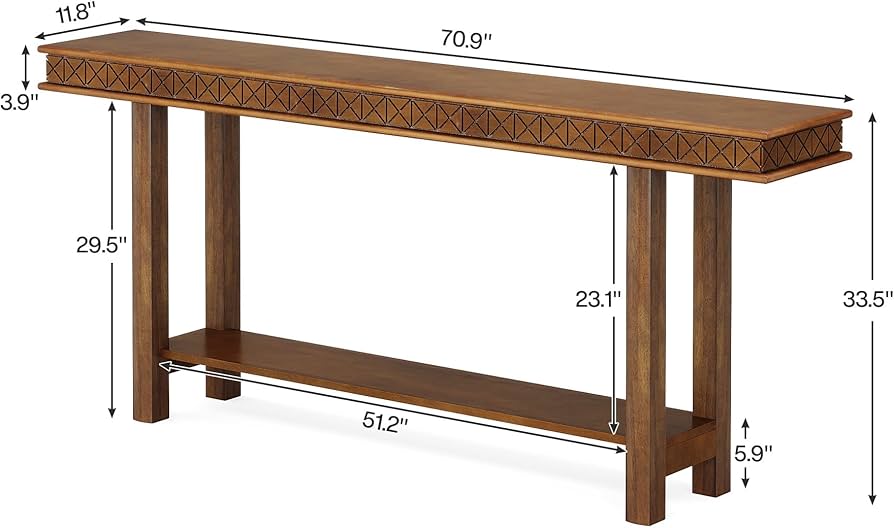 Amazon.com: Tribesigns 70.9-Inch Extra Long Console Table, Solid