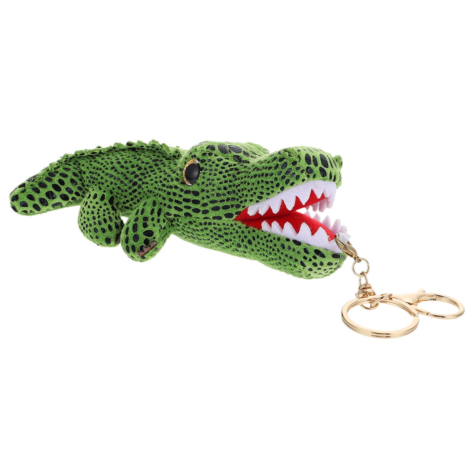 LUOZZYStuffed Crocodile Plush Keychains for Backpack Plush Crocodile Keychain Stuffed Animal Toy for Bag, Purse, Backpack, Handbag (Green)