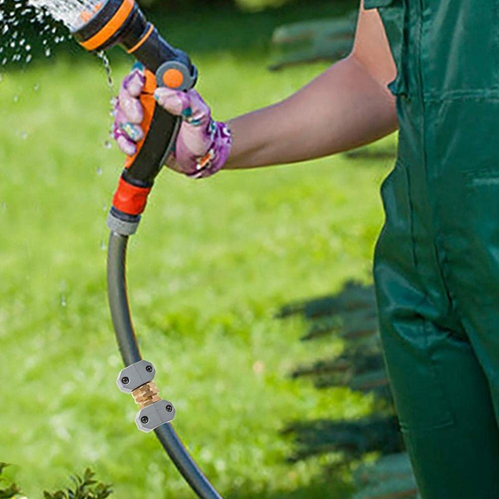 Little Gardener Kit di riparazione per tubo da giardino, corpo in metallo resistente, raccordi per tubi Little Gardener Kit di riparazione per tubo da giardino, corpo in metallo resistente, raccordi per tubi