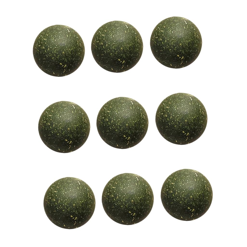 FOMIYES 9 Pz giochini per Gattini Catnip Ball Palla di gatta compressa gatta del Gatto Palla Snack per Animali Domestici Palla di gatta per Gatti Sapore di Menta Lecca Lecca