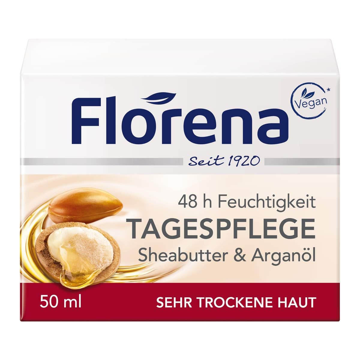 Florena Tagescreme Sheabutter, 1er Pack (1 x 50 ml)