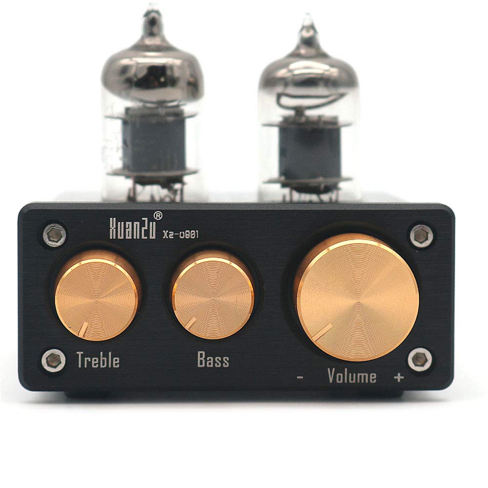 DollaTek 6J1 Mini Vacuum Tube Preamplificatore Audio Hi-Fi Stereo Pre-Amplifier Treble Bass Control