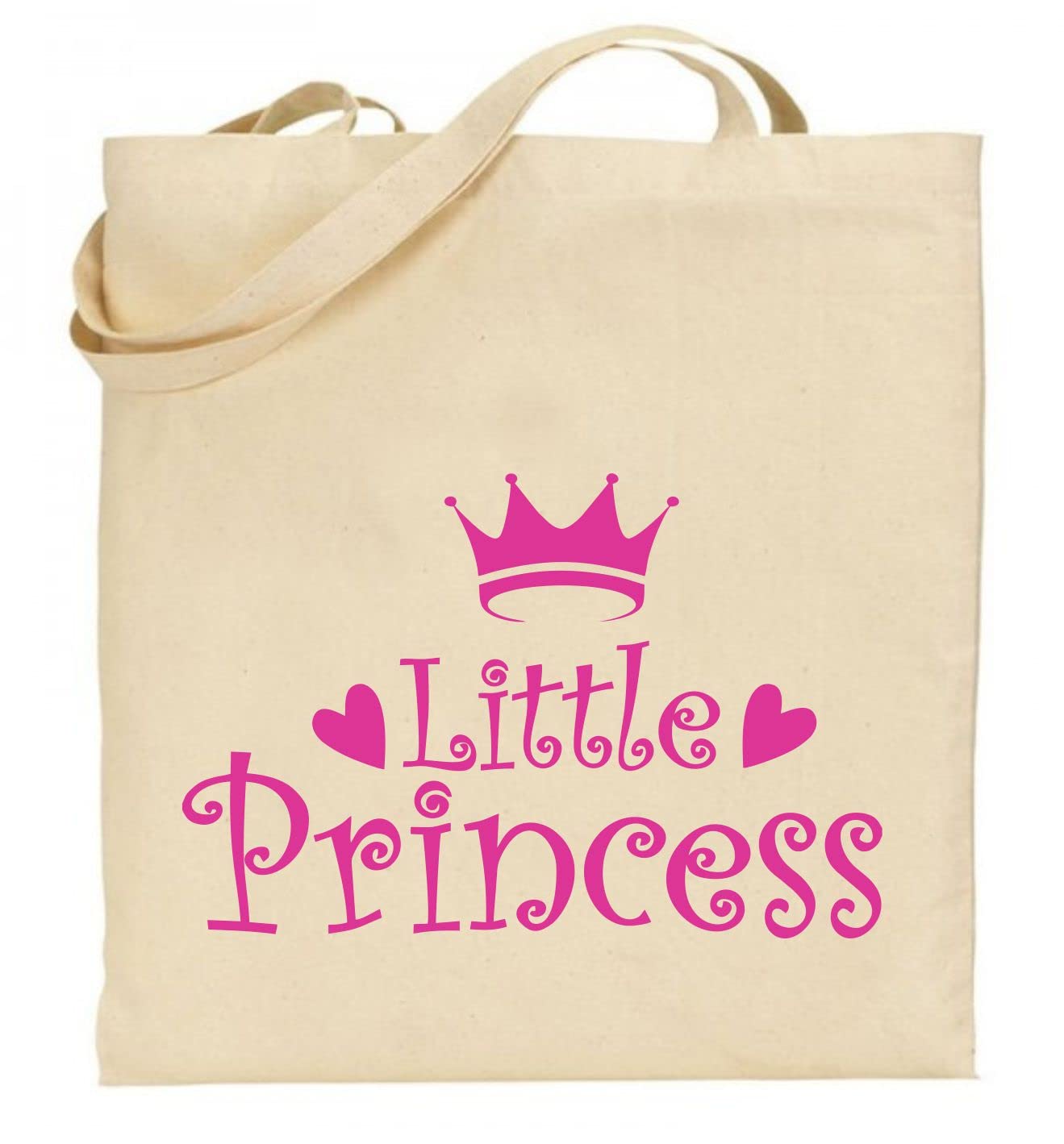 print shirts you think it, we print it Little Princess Tote Bag, Bag For Life, Natural Cotton-picture-49