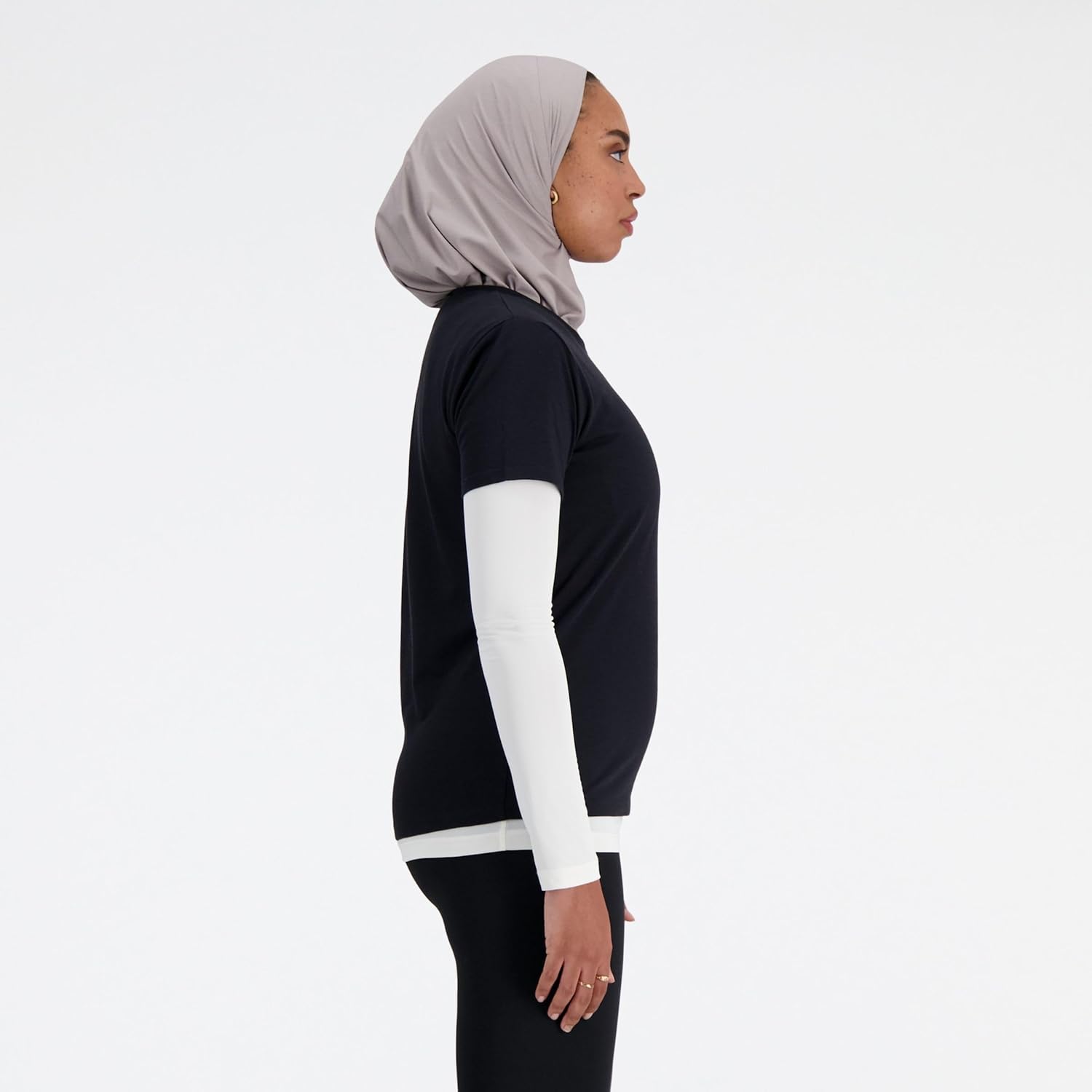 New Balance Womens Sport Essentials Heathertech T-Shirt - Image 3