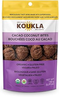 KOUKLA Delights - Cacao Coconut Macaroons, Cacao Coconut, 150 Grams