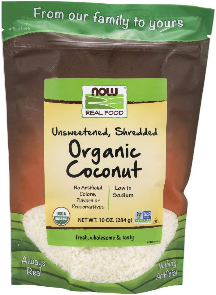 Organic Coconut, Unsweetened and Shredded, No Added Colors, Flavors or Preservatives, 10-Ounce (Packaging May Vary)